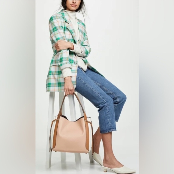 Coach Cream and Tan Women's Tote Bag - Picture 7 of 8